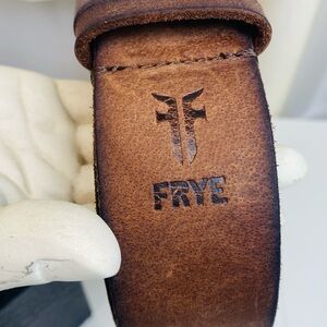 Frye Brown Leather Belt